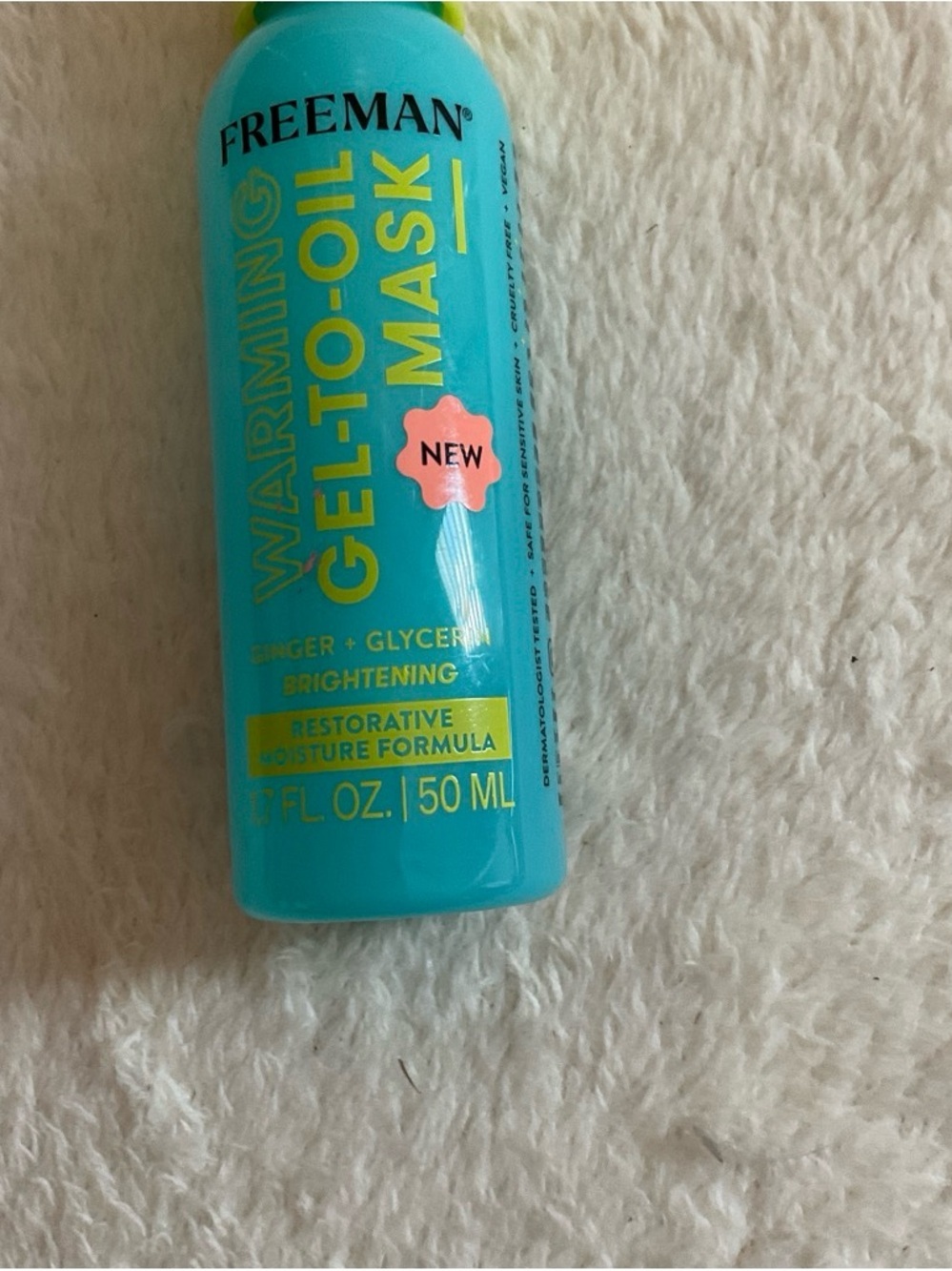 Warming Gel-To-Oil Mask – Turquoise